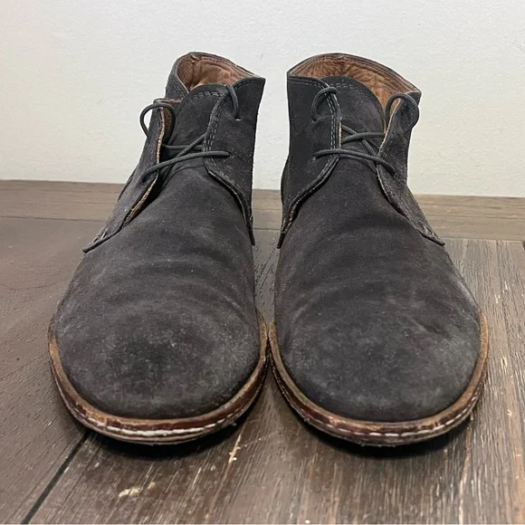 John Varvatos Monaco Chukka Grey Suede Boots Men’s size 9 - Picture 6 of 12